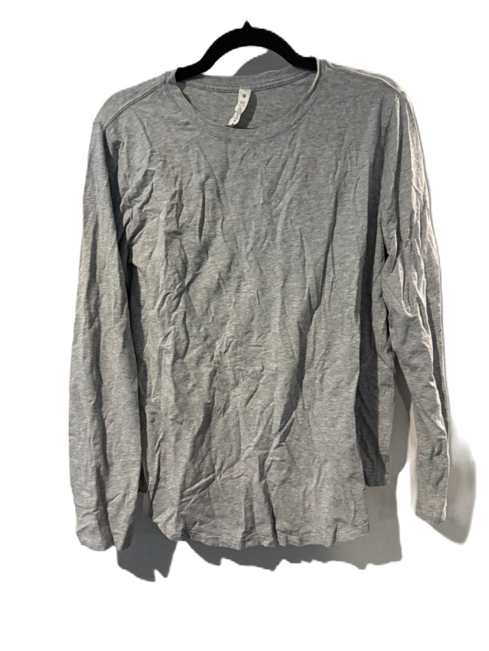 Womens Lululemon Long Sleeve Crewneck Shirt - Gray